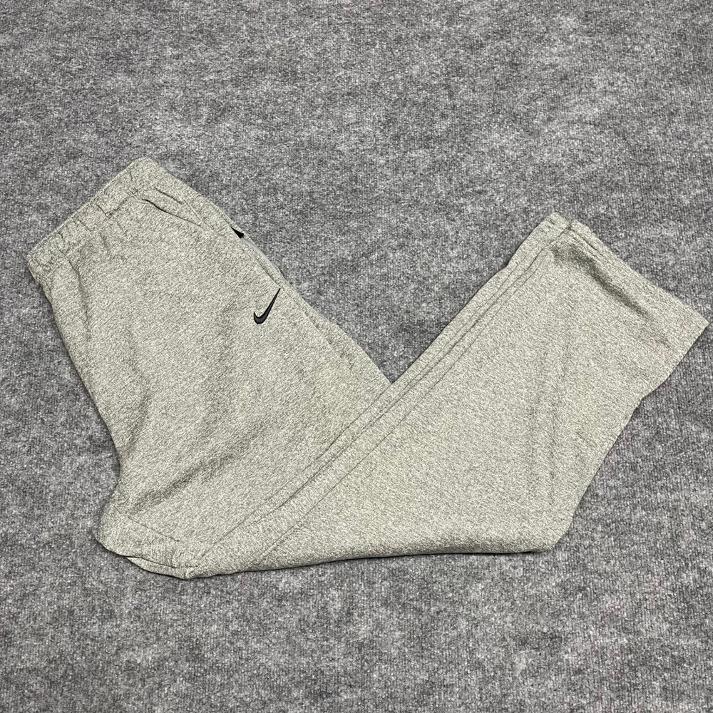 Nike Sweatpants Mens XXL 2XL Heather Gray Training Fleece Joggers Therma-FIT NEW